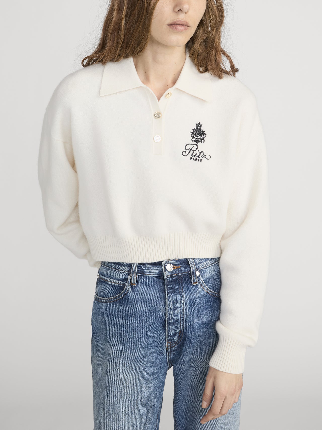 Ritz Sweater Front On Model 