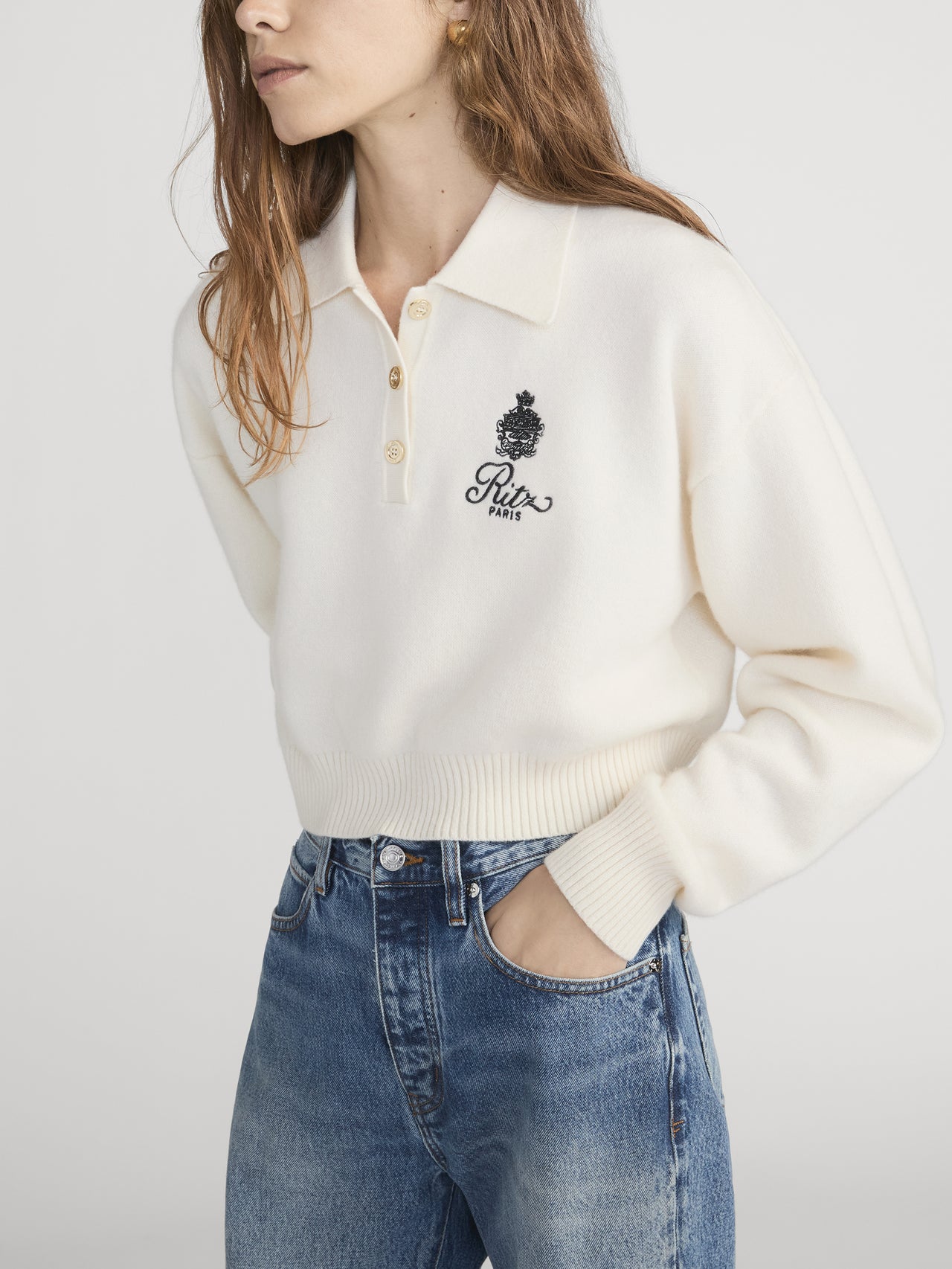 Ritz Sweater Side Shot On Model 