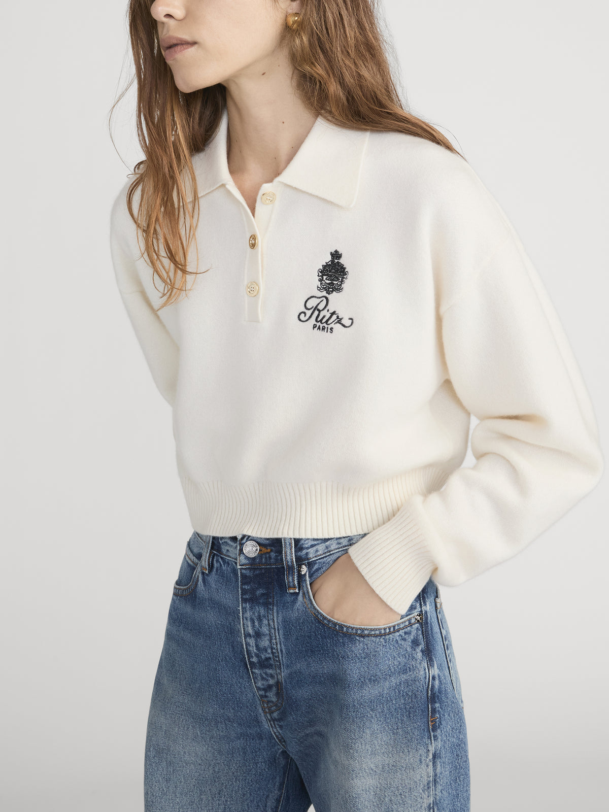 Ritz Sweater Side Shot On Model 