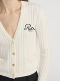 Ritz cardigan Detail On Model