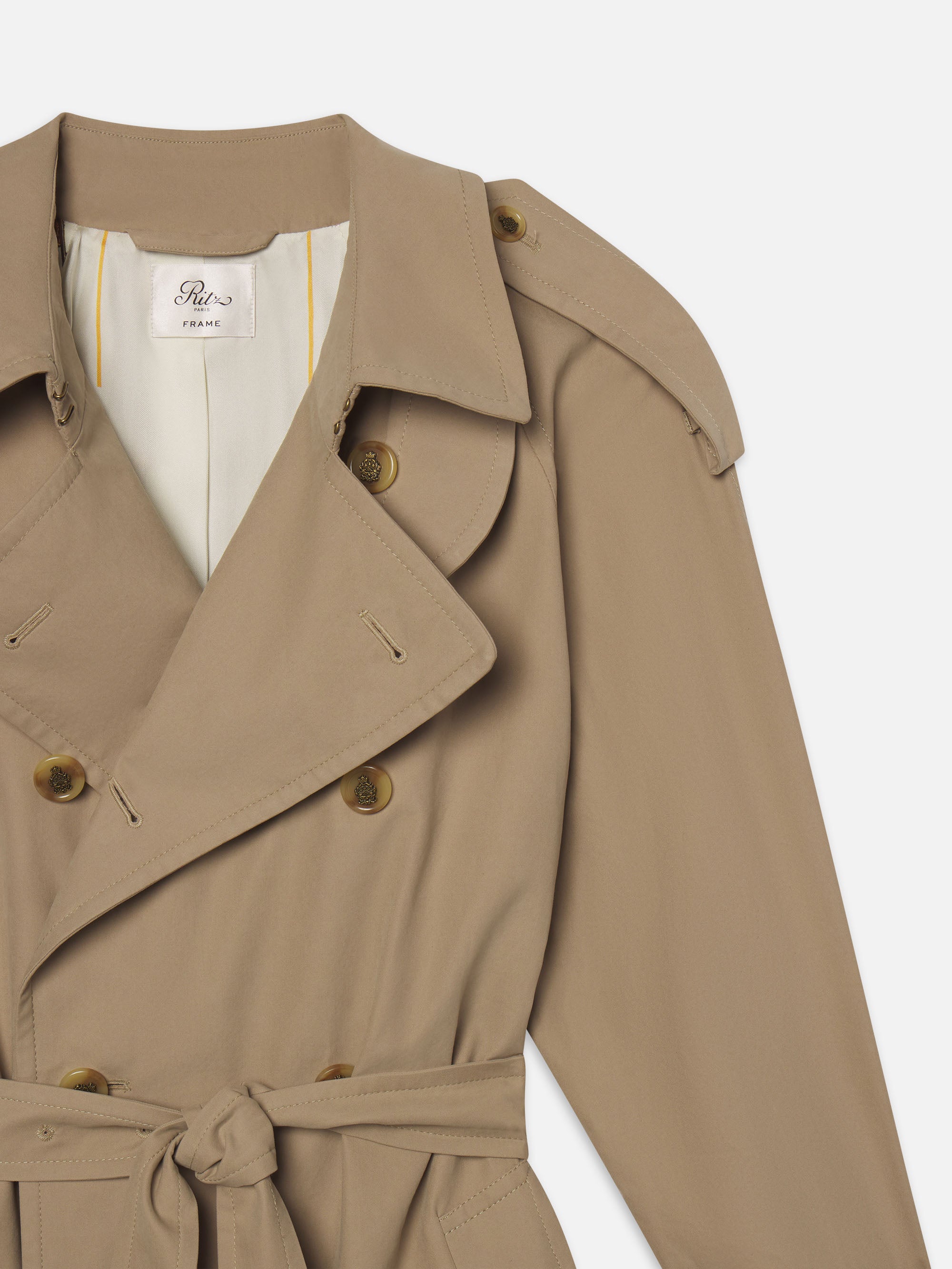 RITZ CLASSIC TRENCH WARM TAUPE