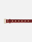 The Eyelet Belt -- Cabernet
