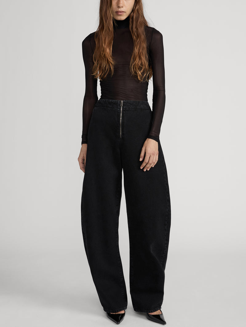 jeans full front view