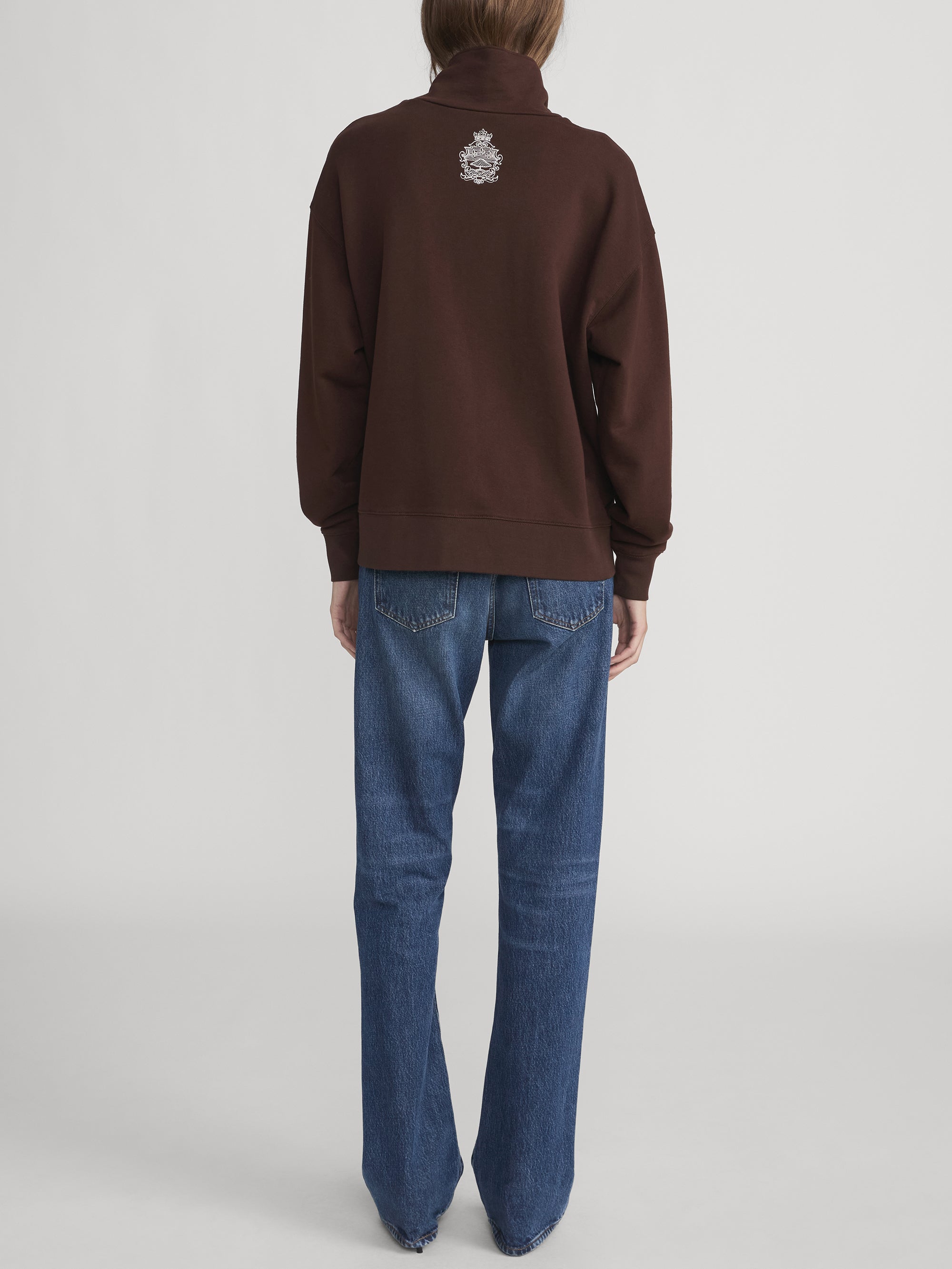 Ritz Half Zip Back On Model 