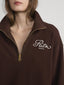 Ritz Half Zip Detail On Model 