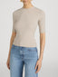 Tee on model side 