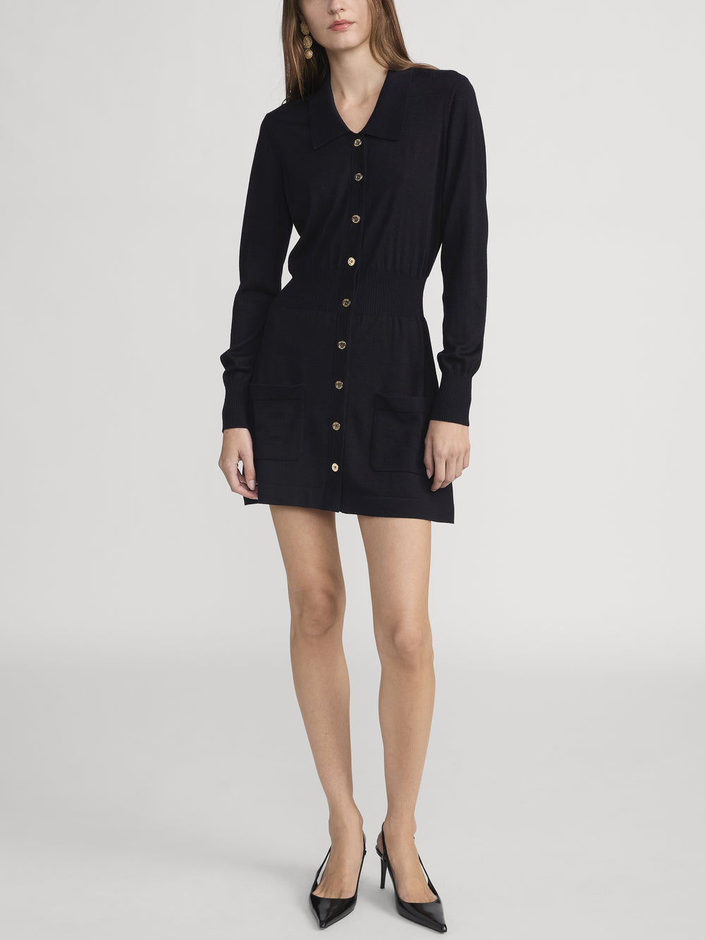 knit polo dress The Knit Polo Dress -- Navy