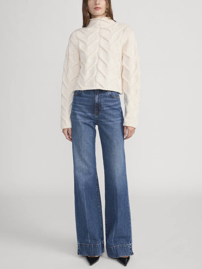 jeans full front view