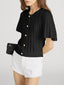 The Flutter Cardi -- Black