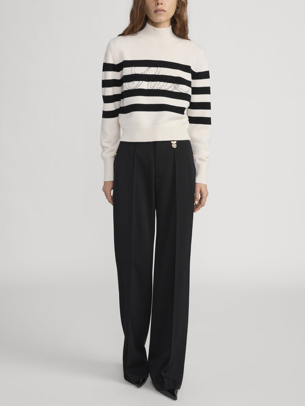 Ritz Sweater Full Front On Model 