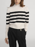Ritz Sweater Crop Full Front On Model 