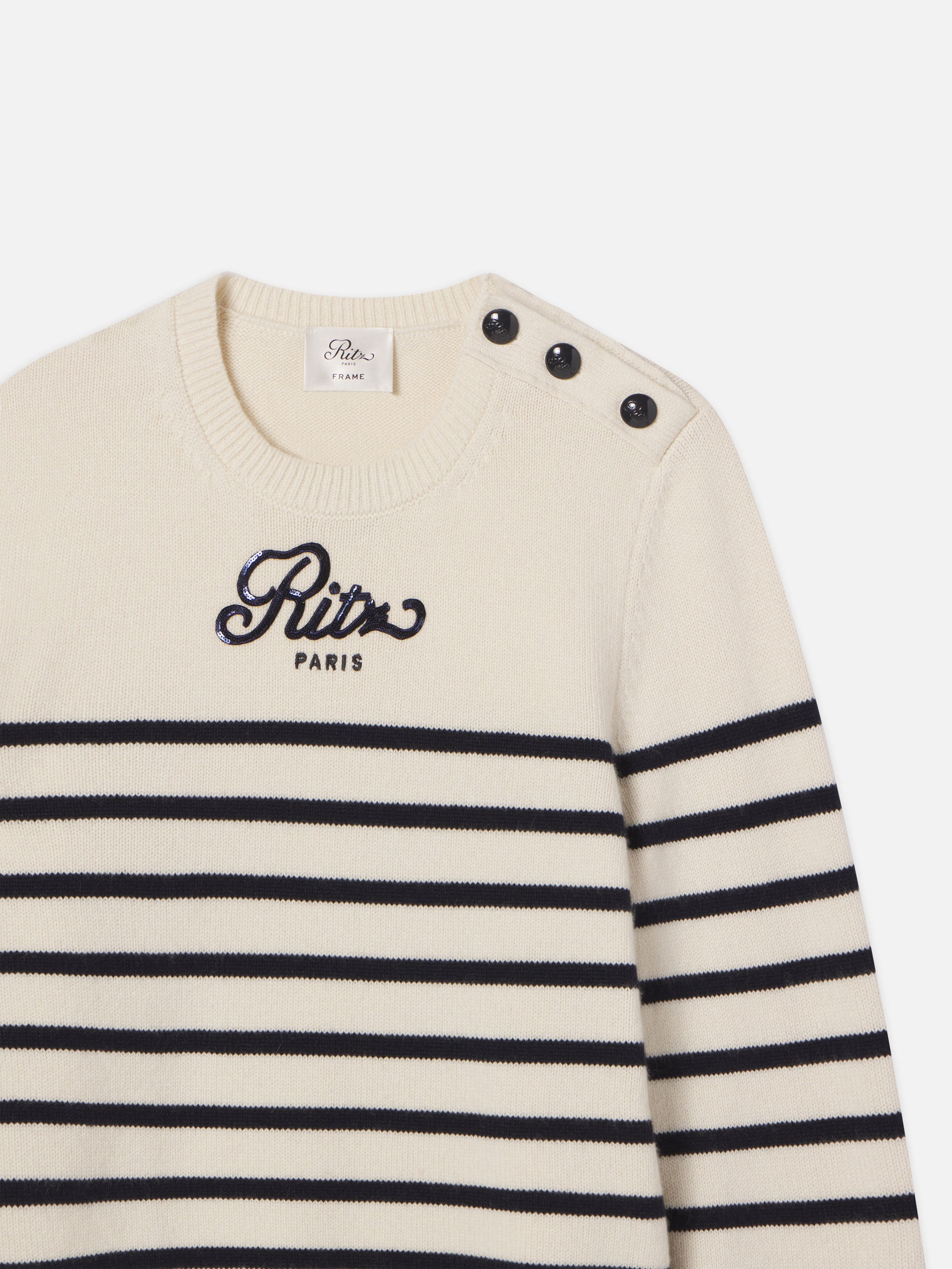 Ritz Stripe Sweater Detail Shot 