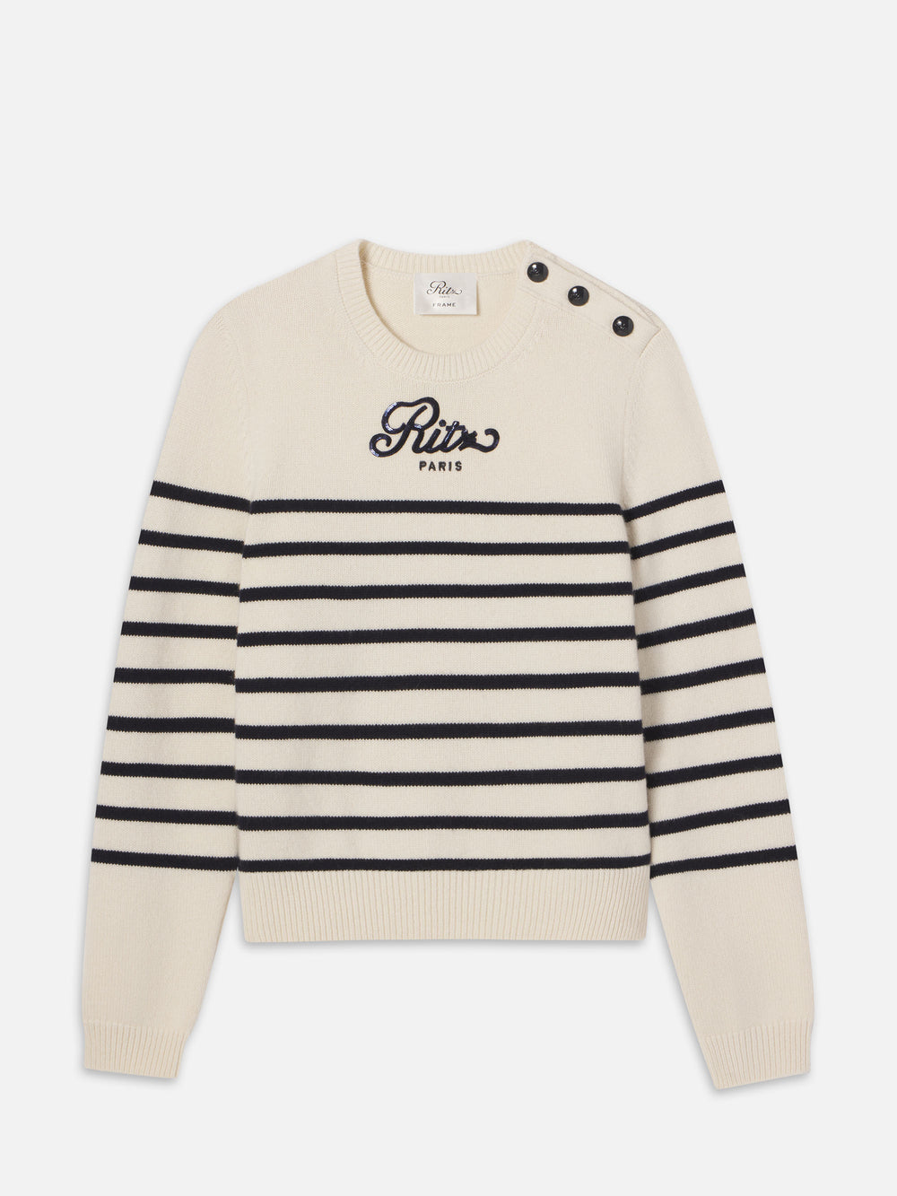 Ritz Stripe Sweater Front Shot 