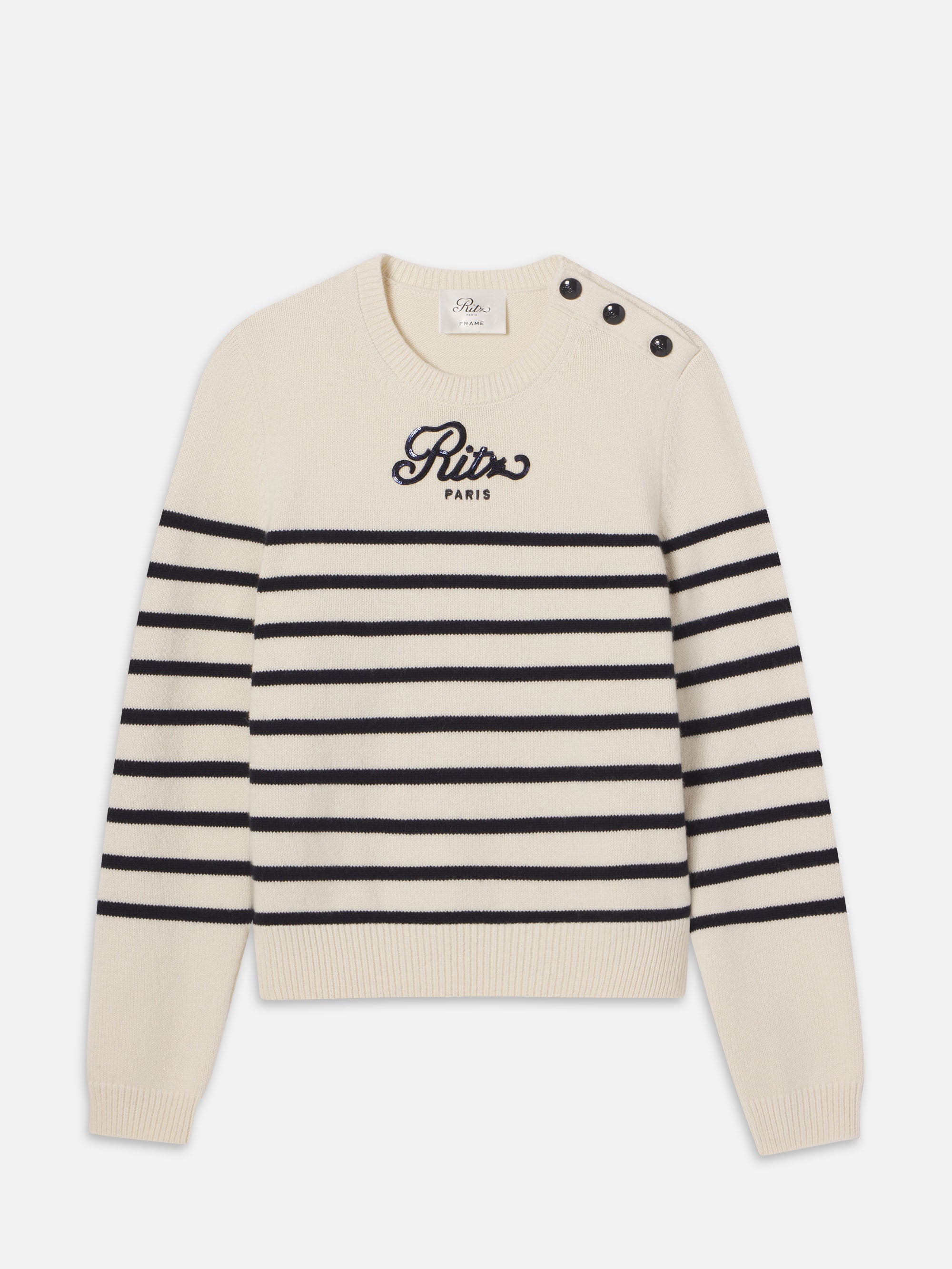 Ritz Stripe Sweater Front Shot 