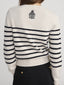 Ritz Sweater Back Detail On Model 
