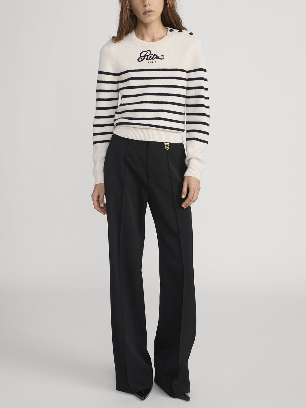 Ritz Sweater Front On Model 