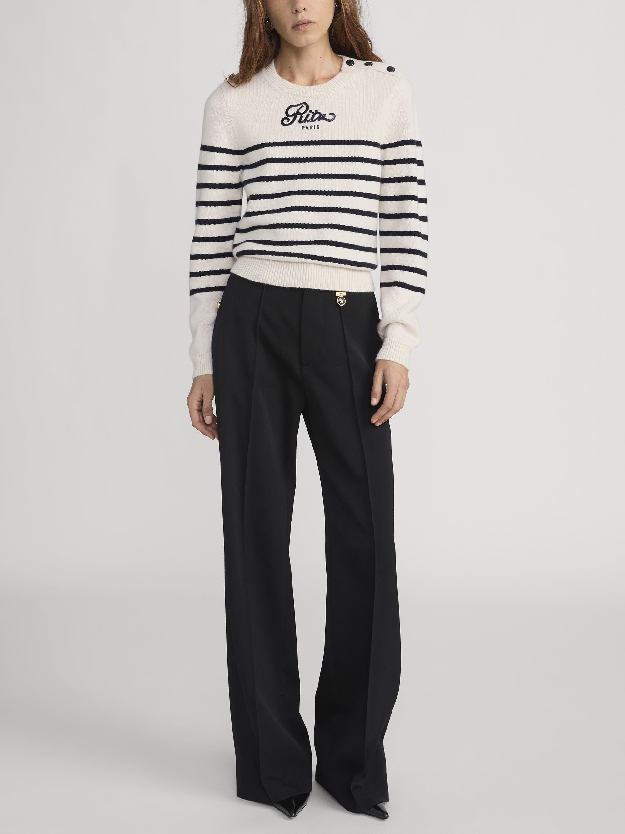 Ritz Sweater Front On Model 