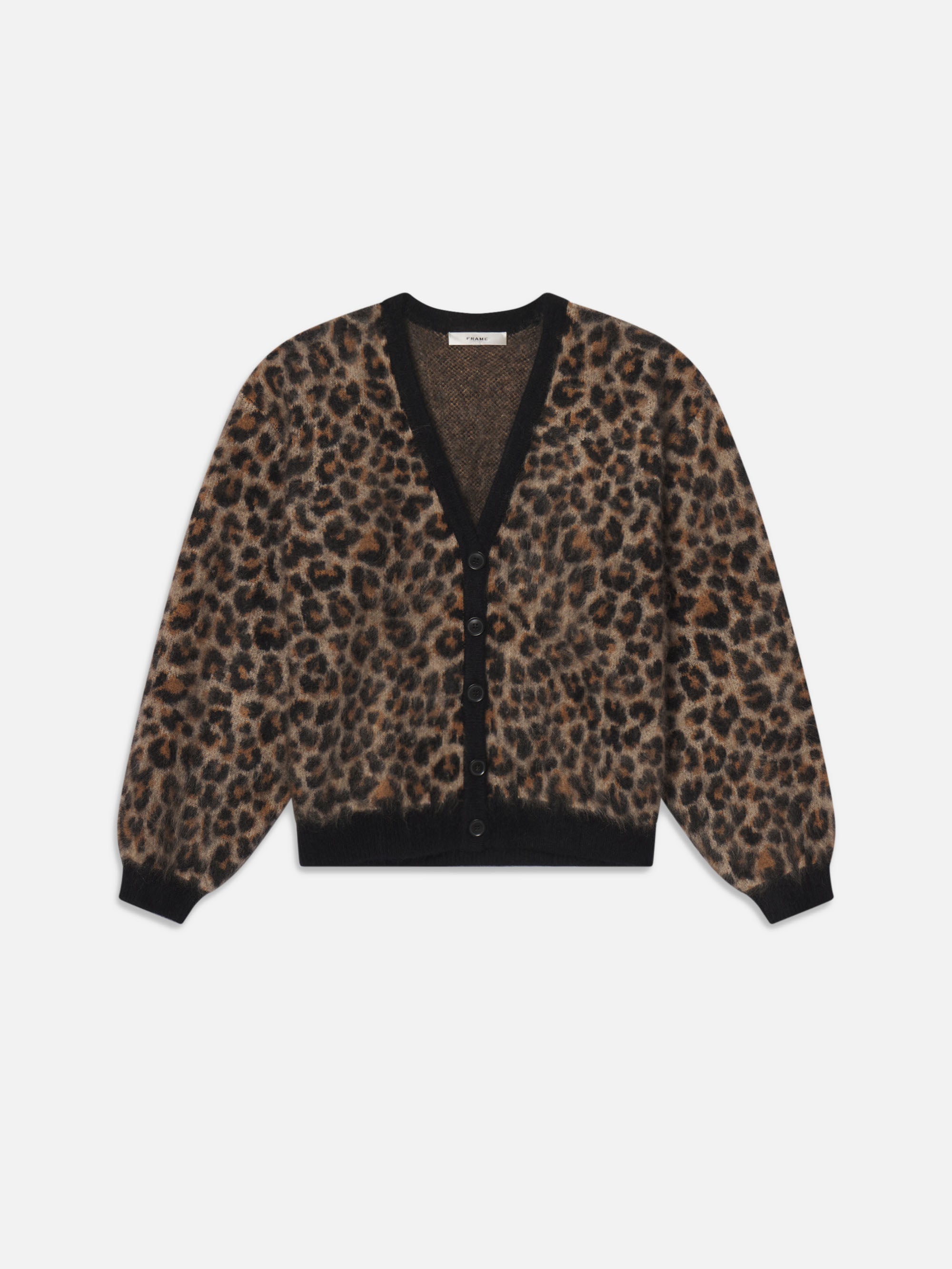 トップス TTT_MSW 21AW Lopard Cardigan トップス TTT_MSW 21AW Lopard Cardigan Womens Tie Front Leopard