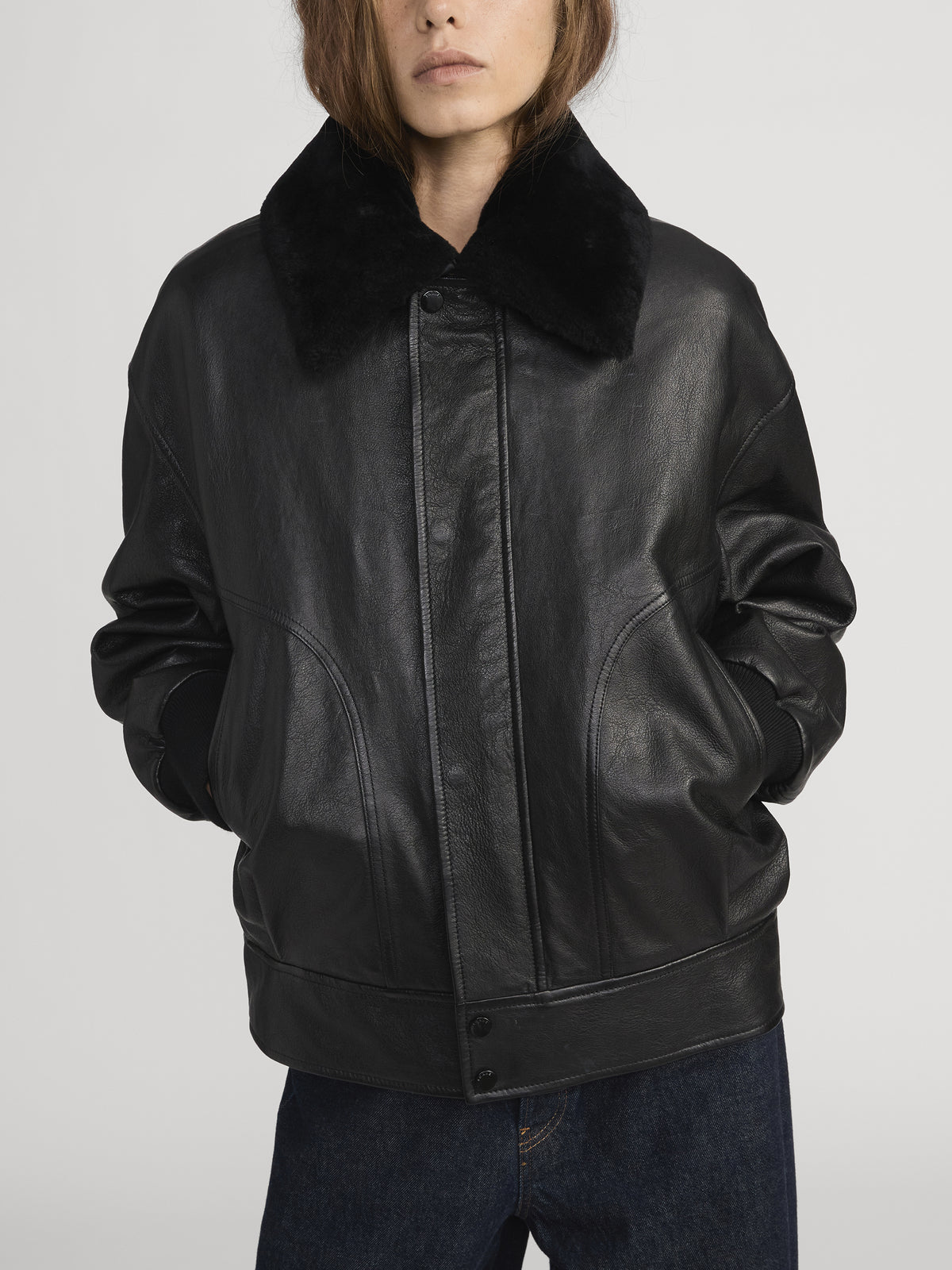 jacket front image with collar