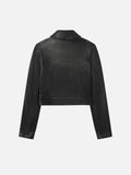 The Small Leather Jacket -- Black
