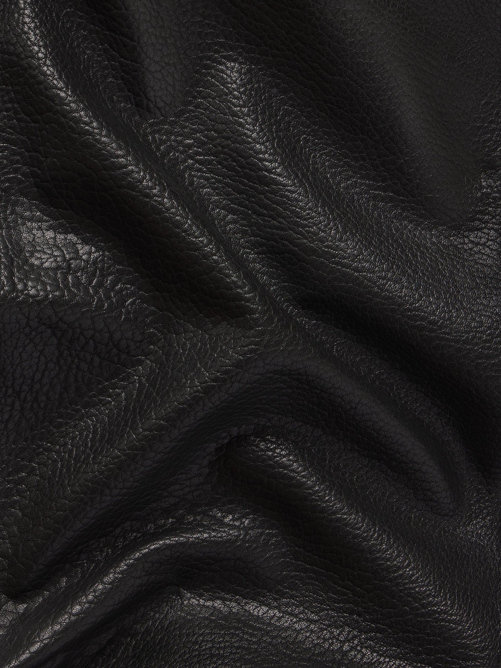 The Small Leather Jacket -- Black