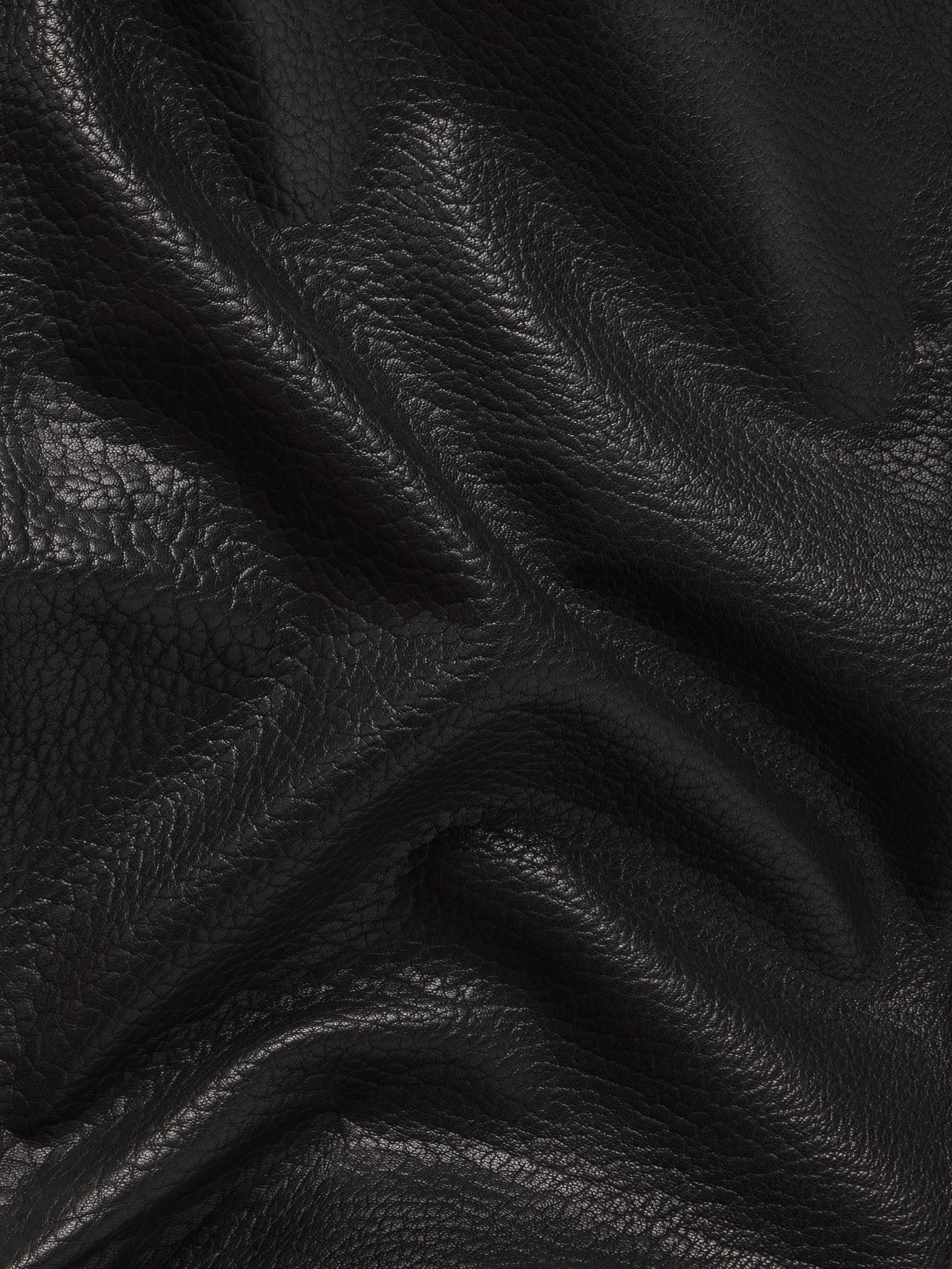 The Small Leather Jacket -- Black