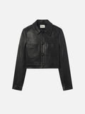 The Small Leather Jacket -- Black