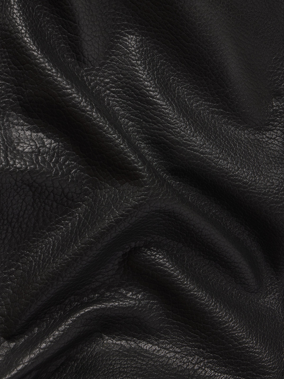 The Small Leather Jacket -- Black