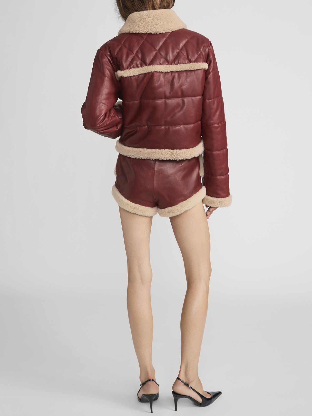 The Shearling Bomber -- Pinot