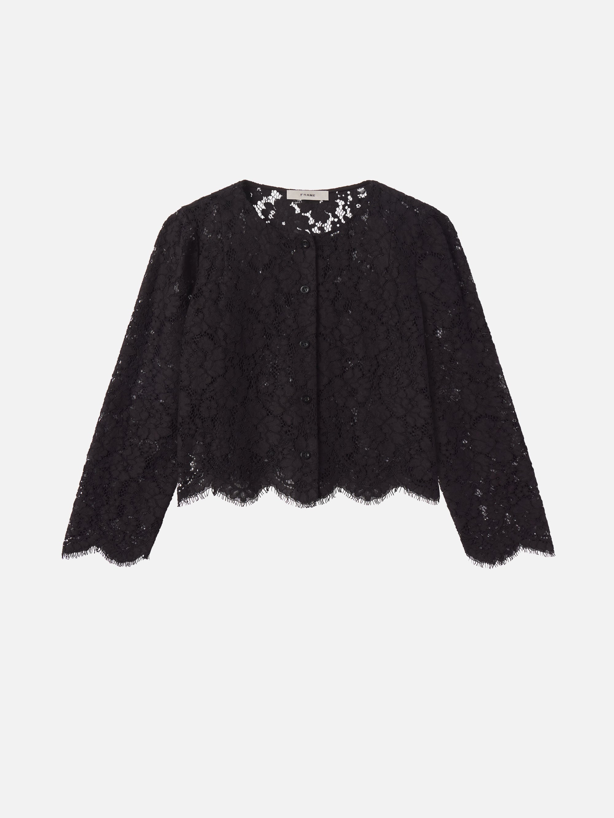 THE LACE BLOUSE BLACK