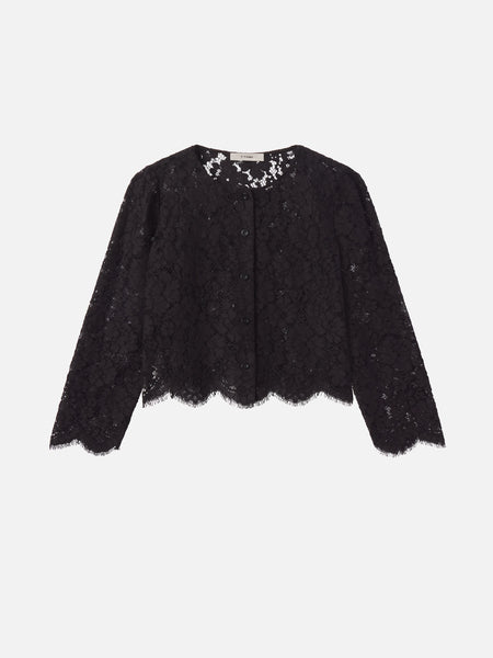 THE LACE BLOUSE BLACK