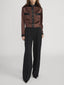 Ritz Silk Blouse Front On Model 