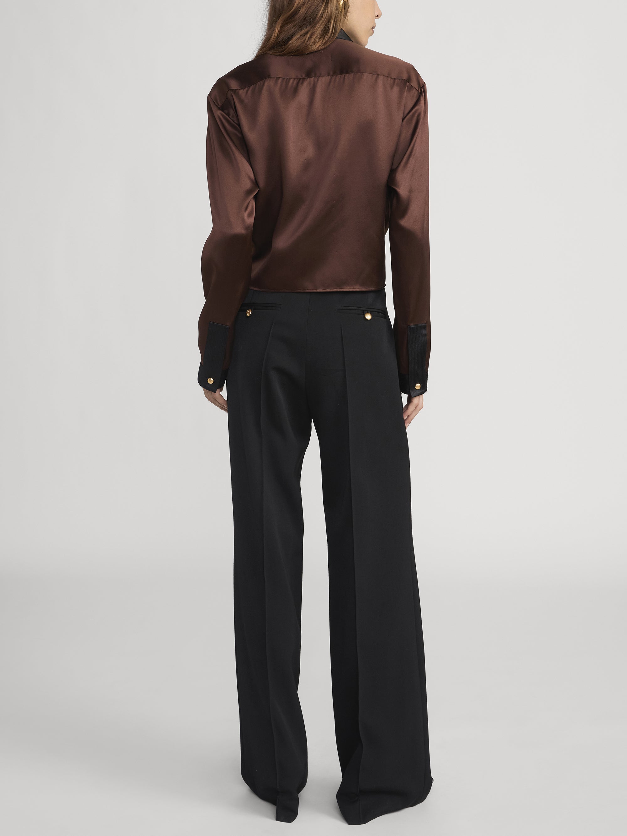 Ritz Blouse Back On Model 