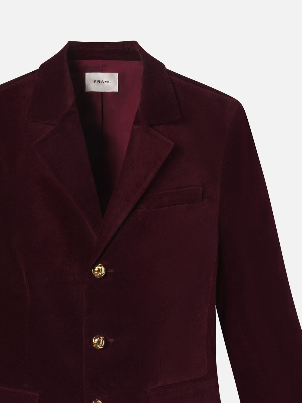 The Velvet Smart Blazer -- Cabernet