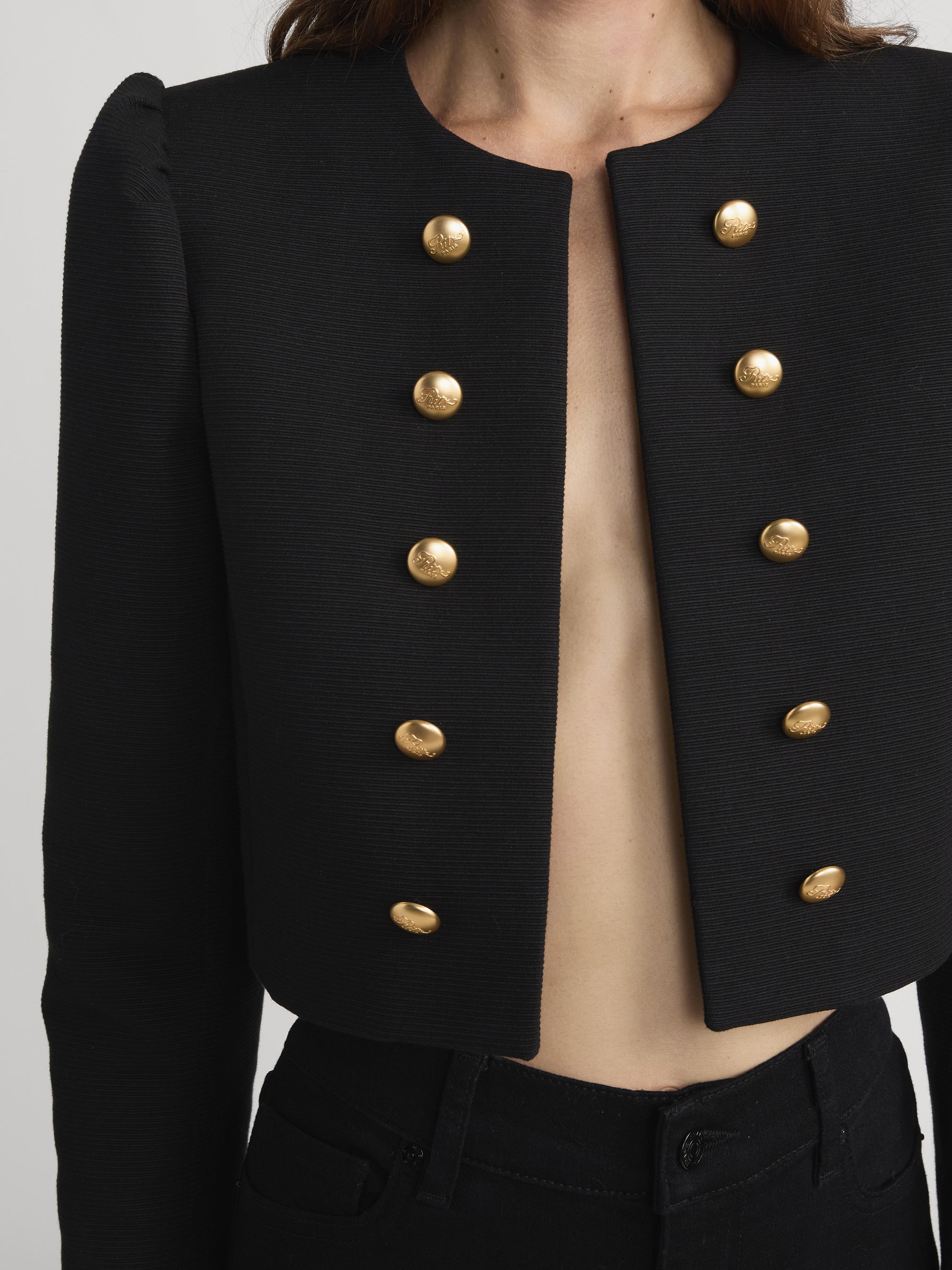 Ritz Jacket Detail On Model 