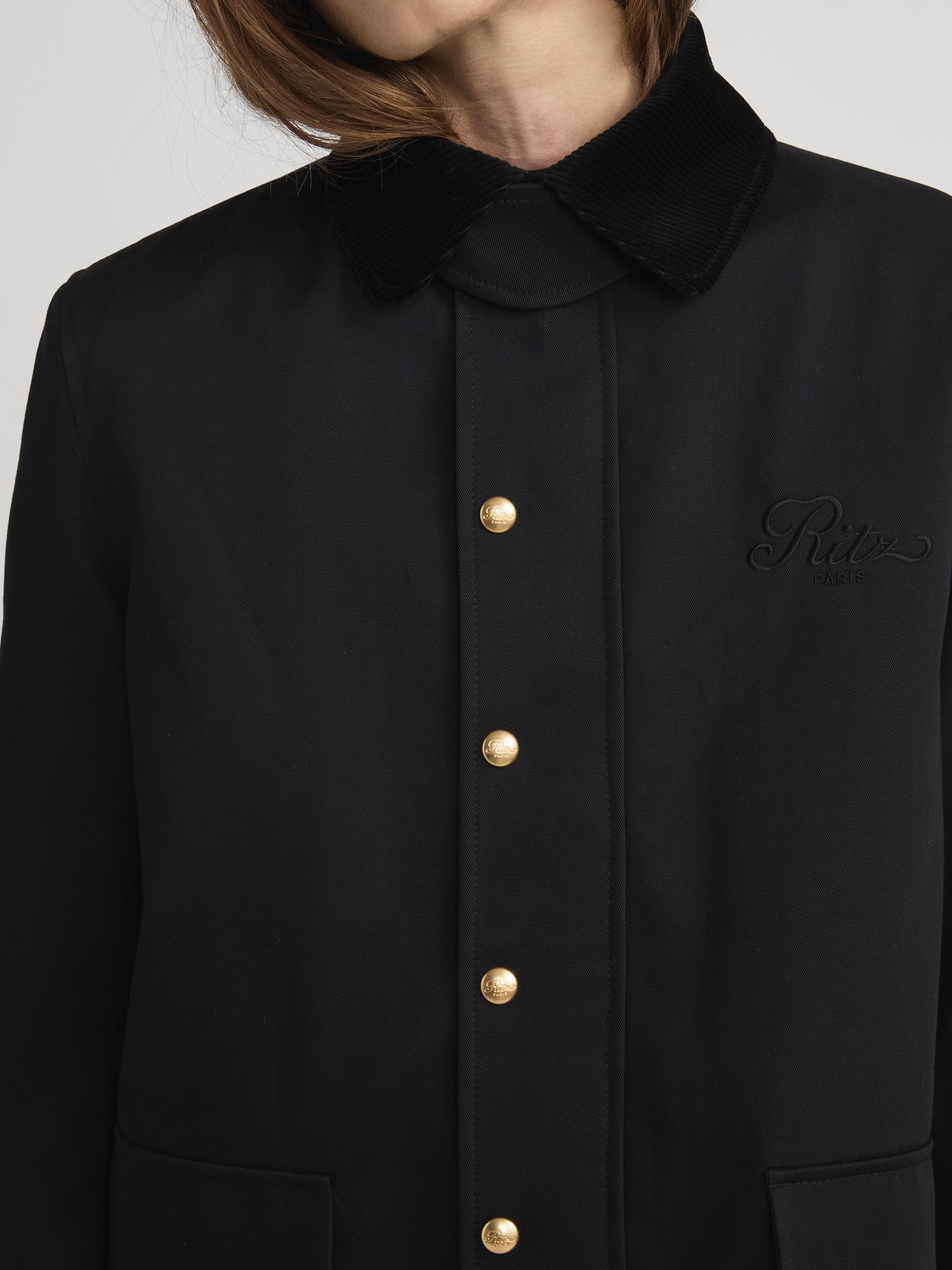 Ritz Jacket Detail On Model 