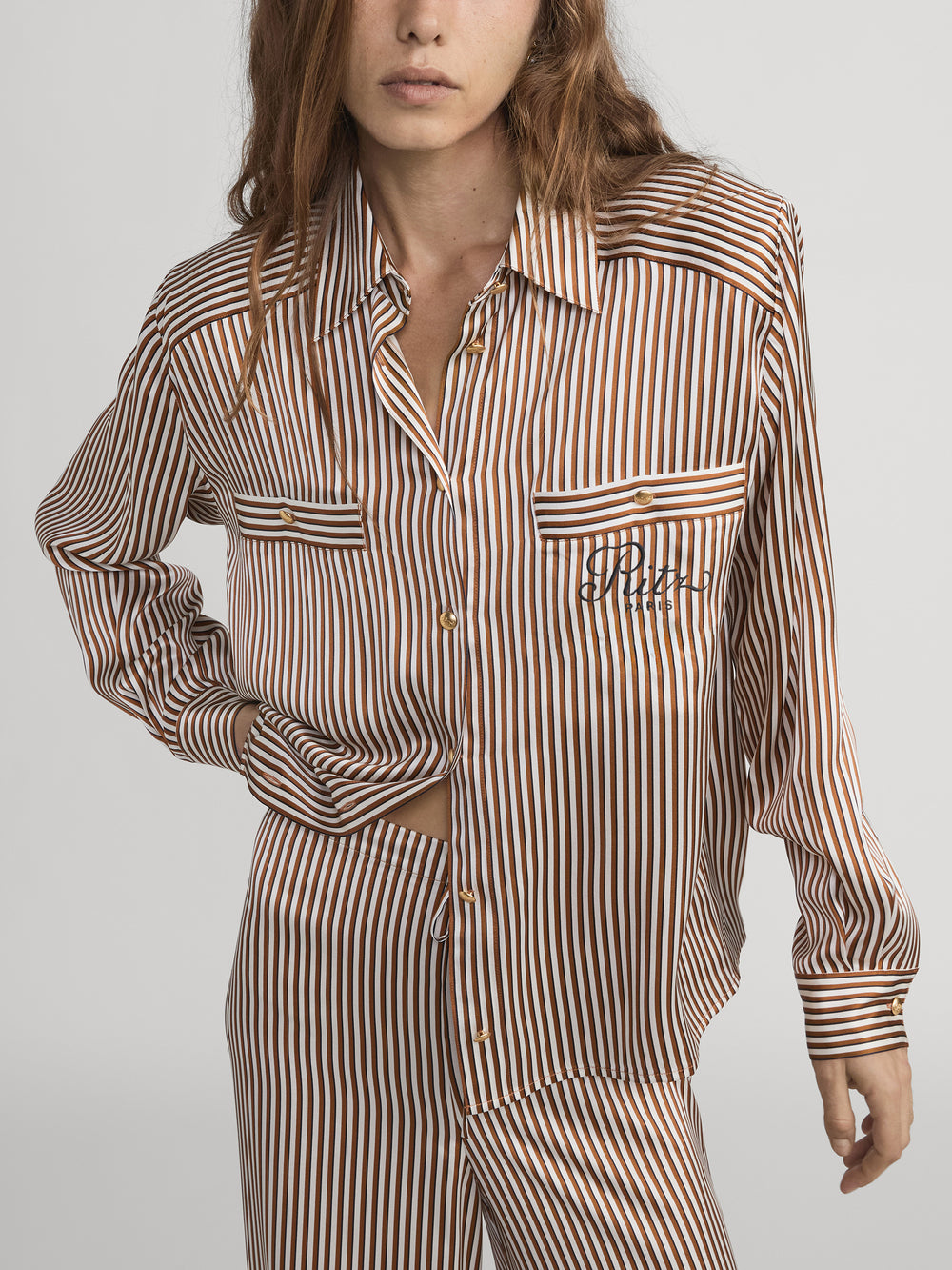 Ritz PJ Top crop On Model 