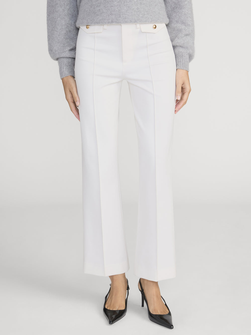 The Reboot Crop Trouser -- Cream