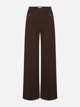 The Slim Palazzo Trouser -- Americano