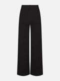 The Pixie Slim Palazzo Trouser Modernist Pocket -- Black