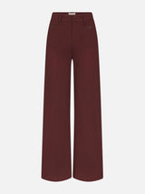 The Slim Palazzo Trouser Modernist Pocket -- Currant