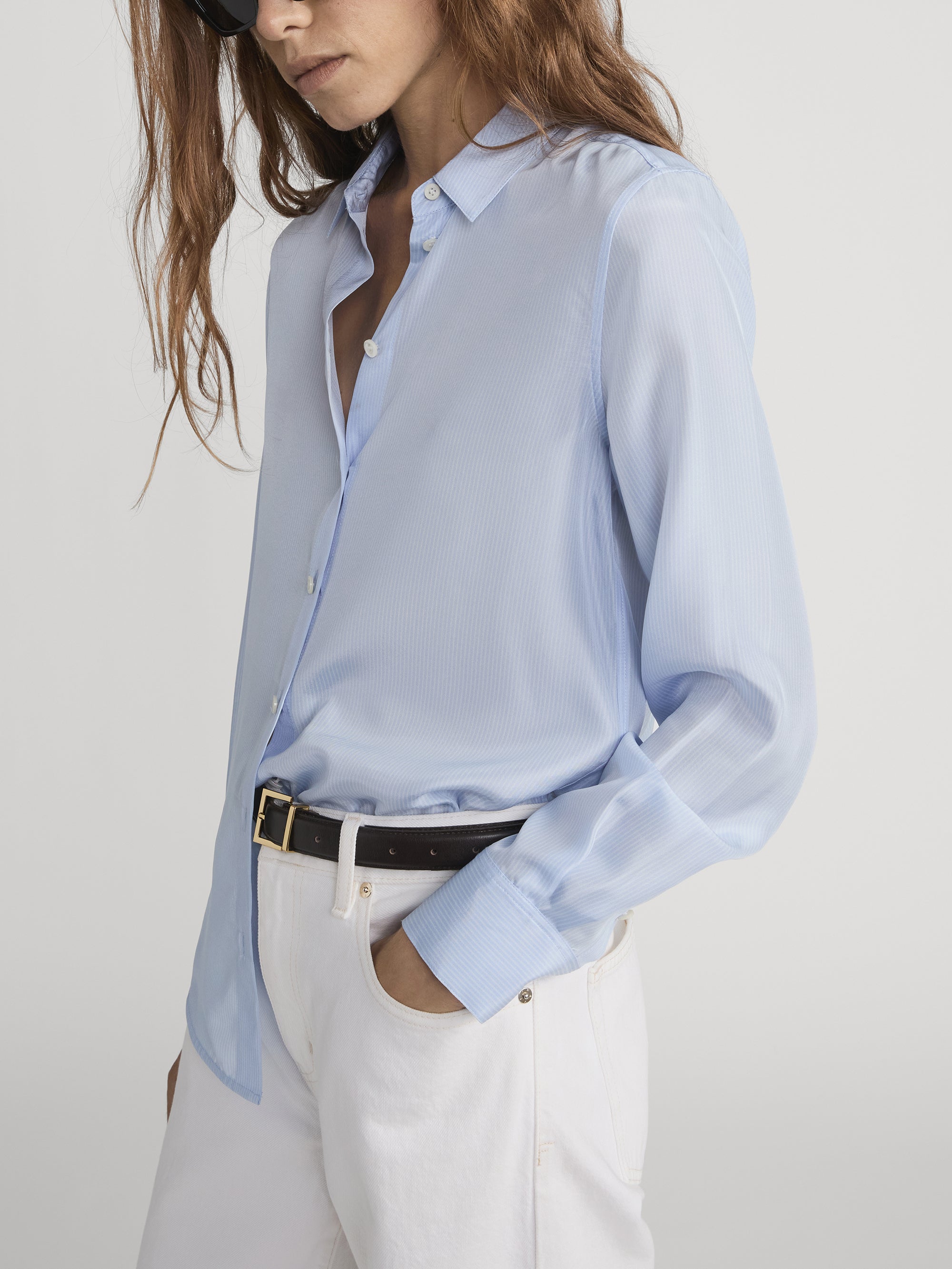 THE STRIPED CLASSIC SHIRT OXFORD BLUE MULTI