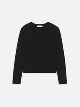 The Everyday Cashmere V Neck -- Black