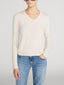 The Everyday Cashmere V Neck -- Cream