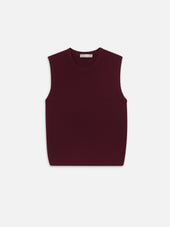 The Everyday Cashmere Shell -- Deep Garnet