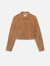The Small Pony Hair Jacket -- Taupe Multi Plaid