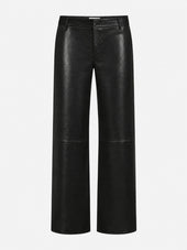 The Leather Low Trouser -- Black Patent