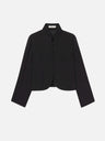 The Silk Salon Top -- Black