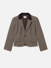 The Equestrian Slim Blazer -- Navy Multi