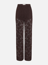 The Lace Pant -- Mahogany